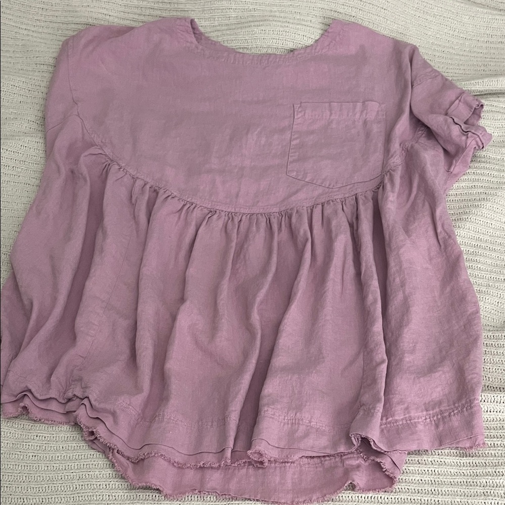 We The Free Lavender Top